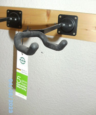 A+E-Gitarren- / Gitarre-Wandhalter Schwarz -stabile Metallausführung *NEUWERTIG*