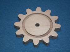 Holz Zahnrad 9 mm dick  6,8cm