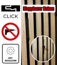 Klappbarer Haken für