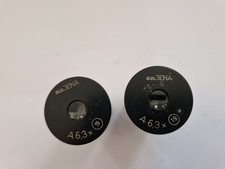 2x Mikroskop Okular Ocularlens Okularpaar Carl Zeiss Jena A6,3x (19)