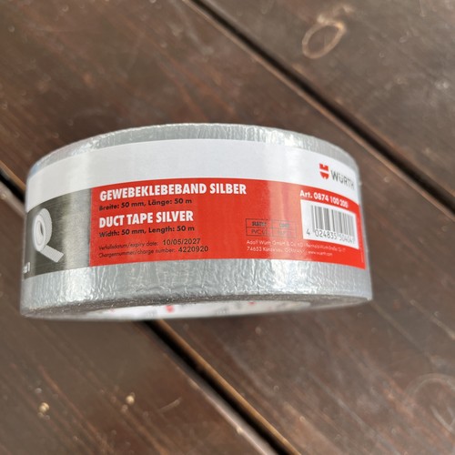 Würth gewebeklebeband silber - gewebeklebeband,