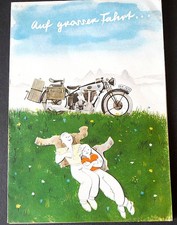 altes orig. Vorkriegs-Prospekt NSU-D Motorrad NSU 351 u. 501 OSL   18/22 PS