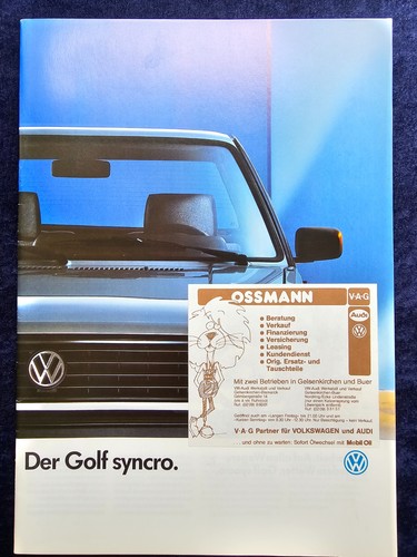 Golf prospekt 81987 - 2, prospekt,
