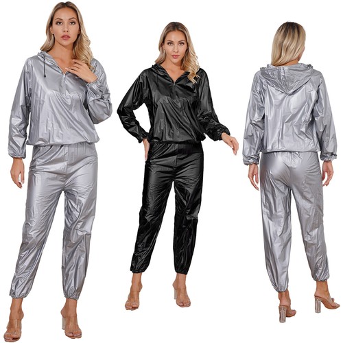 Damen metallic trainingsanzug - damen,