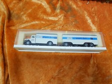 Brekina 1/87: Nr. 7218 MAN Hängerzug weiss/blau "Cellophan Darm" OVP