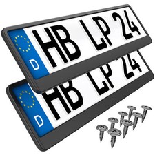 Kurze Kennzeichenhalterung