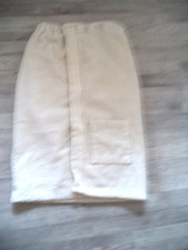 Strand- Rock/Kleid/Badetuch/Strandtuch/Umkleidekabine weiß - Frottee