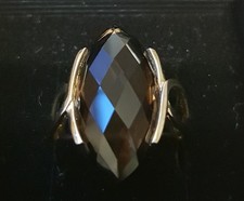 Ring 375/-GG Rauchquarz
