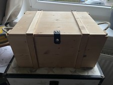 * KISTE TRUHE HOLZ VINTAGE SCHATULLE  AUFBEWAHRUNG