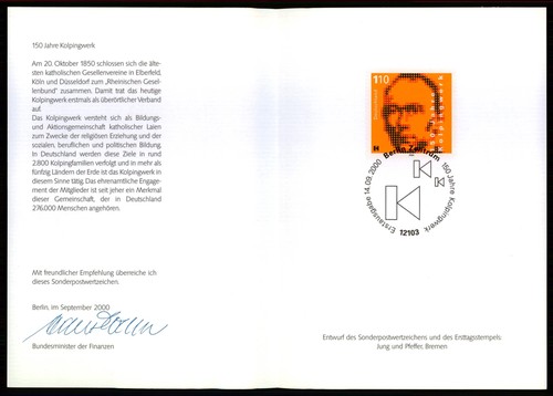 Brd ministerkarte 2000 - brd,