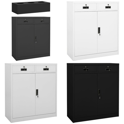 Büroschrank 90x40x102cm stahl - 90x40x102cm,