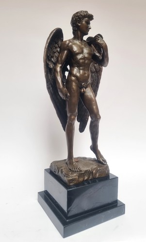 Bronze statue david mit - statue,