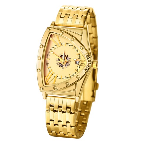Herrenuhr edelstahl dreieckige - herrenuhr,