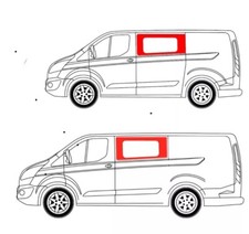 Seitenfenster FORD TRANSIT CUSTOM 2013-2024 Links getönt Orgin,  Radstand L1 L2 
