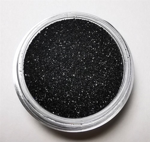 Feines glitzer puder schwarz - glitzer,