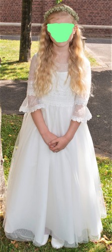 Kommunionkleid weiß mädchen - weiß,