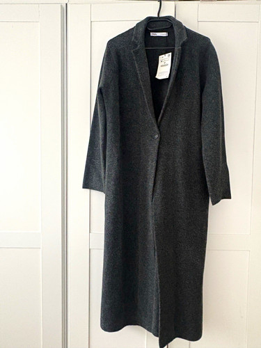 Zara mantel damen grau - mantel,