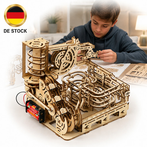Elektrische murmelbahn - elektrische,