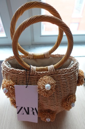Zara tasche korb - zara,
