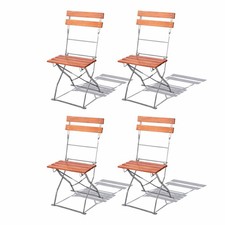 4 Stück Holzstuhl Biergarten