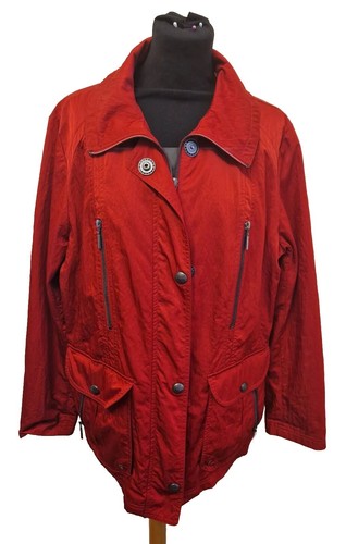 Roter leichter damen mantel - roter,