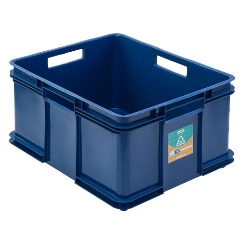 Euro stapelbox bruno eco blau - stapelbox,