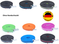 B WARE Schleppleine Hundeleine Fährtenleine gummiert o. Handschlaufe 15 o 20 mm 