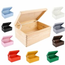 Creative Deco Holzkiste mit Deckel Aufbewahrungsbox | 30x20x14 cm | 10 Farben