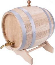 Eichenfass 1 L mit Messinghahn Weinfass Holzfass Eichenfaß Whiskyfass ab 47,99 €