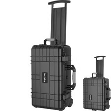 Fotokoffer Kamerakoffer mit Rollen Transportkoffer Schaumstoff Universalkoffer