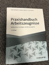 Praxishandbuch Arbeitszeugnisse von Peter H. M. Rambach np 59,90€ 
