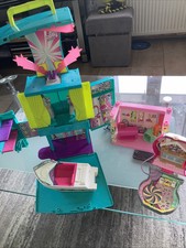Polly Pocket Rockstar Disco/ Automat/Boot, Boutique Shop/o.Zubehör