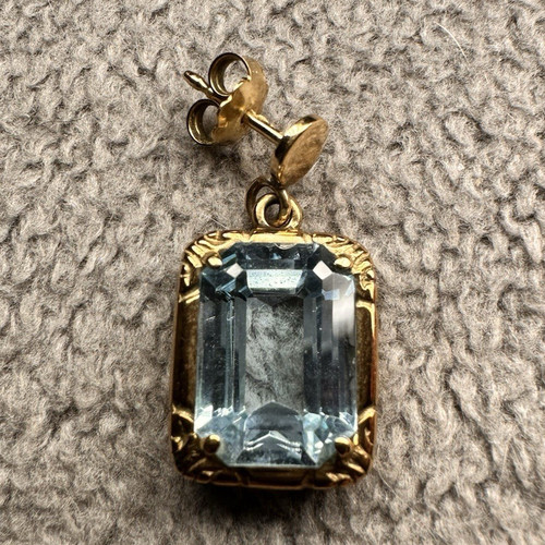 Gelbgold anhänger mit - 8k,