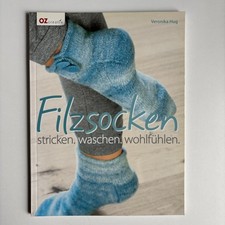 Filzsocken: stricken. waschen
