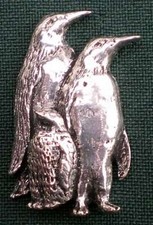 Pinguinfamilie anstecknadel - pinguinfamilie,