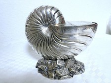 Antike versilberte Deckeldose