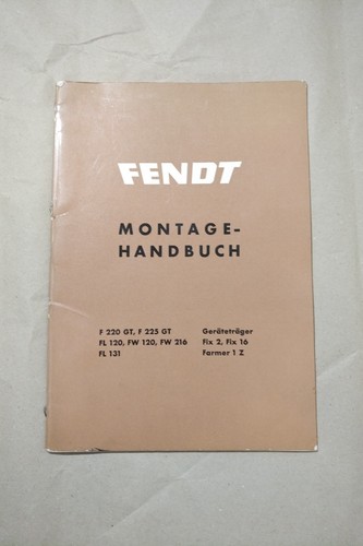Fendt werkstatthandbuch f220gt - fendt,