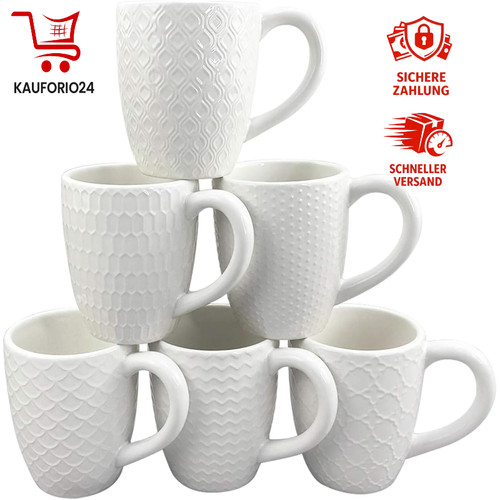 Kaffeetassen set 6er porzellan - set,