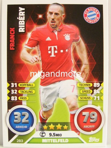 Match attax 2016 bundesliga - match, 2016/17