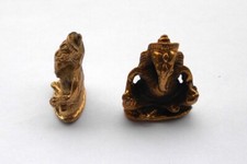 Ganesh GANESHA Figur Messing brass dicker 2,2 x 2,2 x 1,2 cm (BxHxT)