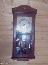 Sehr schöner Regulator Nussbaum Wanduhr, Jugendstil