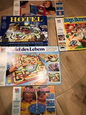 Gesellschaftspiele MB -Ersatzteile Fliegenfalle, Spiel des Lebens, Hotel Vier Ge