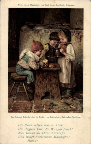 Künstler kaulbach - ak,
