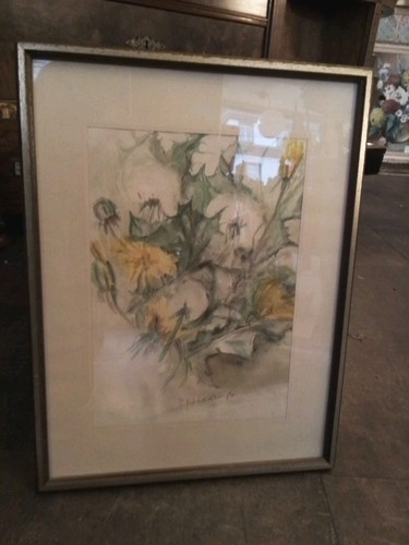 Original aquarellmalerei gelbe - original,