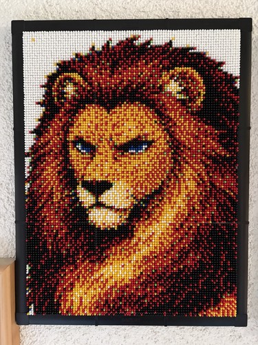 Quercetti pixel art löwe - pixel,