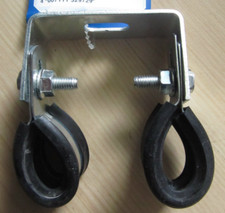 Doppelrohrschelle schallisoliert für 21 - 23  mm