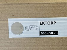 IKEA Ektorp Bezug für 2+2 Ecksofa 4-sitzig  005.658.76 Karlshov beige / bunt NEU