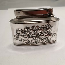 A138# wunderschönes Tischfeuerzeug Silber 935 punziert 1000 Zünder Diplomat