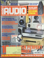 Audio März 2003 JBL T+A Quadral Phonar Harman Kardon Piega Wilson Audio Watt Pup