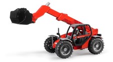 Bruder Spielzeug 02125 Manitou Teleskoplader MLT 633 Teleskopstapler Baufahrzeug
